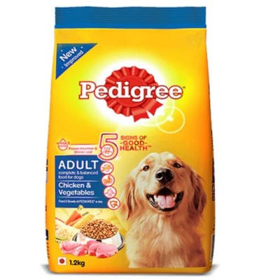 Pedigree Adult - Chicken And Veg 1.2Kg Dog Food